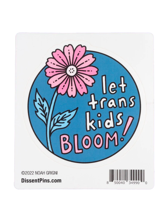 Let Trans Kids Bloom Sticker