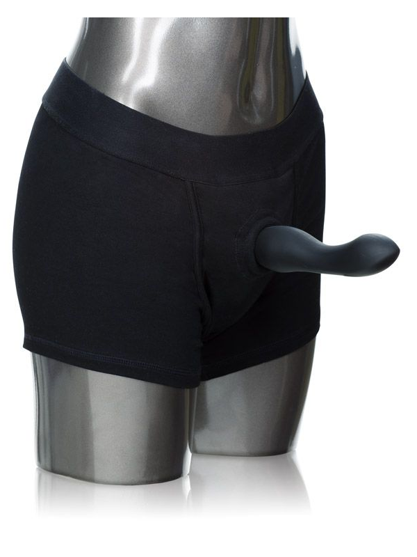 Packer Gear Boxer Brief Harness Dildo - GenderGear